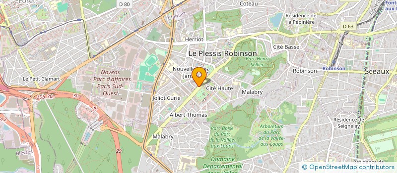 localisation de l'entreprise DD ROBOT  LE PLESSIS-ROBINSON