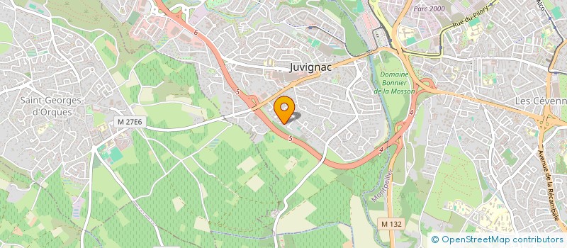 localisation de l'entreprise DD-RR  JUVIGNAC