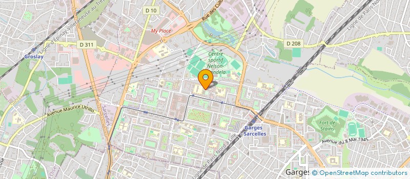 localisation de l'entreprise DD SECURITE à SARCELLES