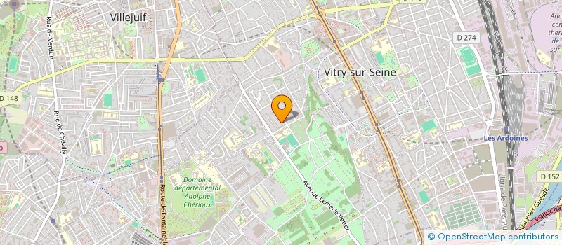 localisation de l'entreprise DD STAFF à VITRY-SUR-SEINE