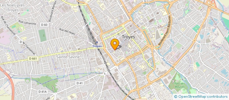 localisation de l'entreprise DD STANDING à TROYES