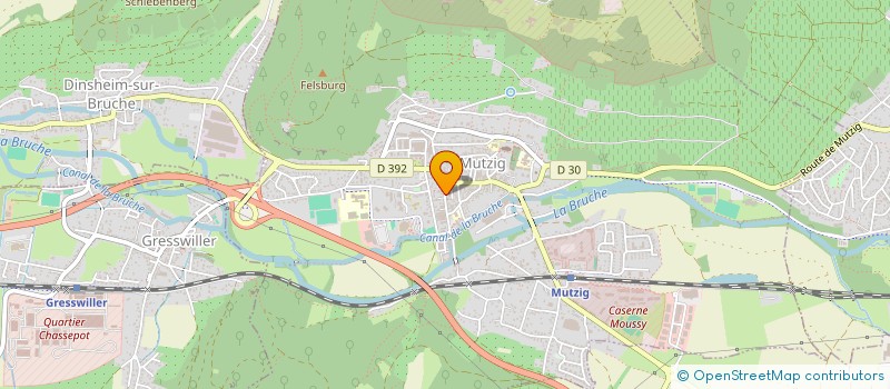 localisation de l'entreprise DD2AMELEVIERES  MUTZIG