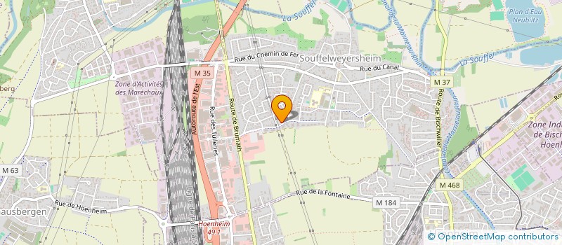 localisation de l'entreprise DD3C  STRASBOURG