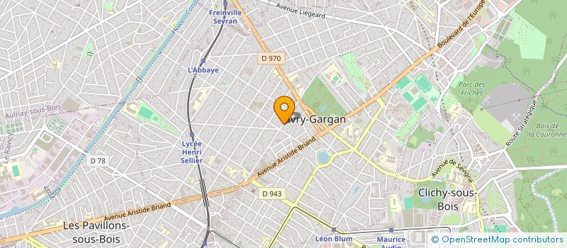 localisation de l'entreprise DDA à LIVRY-GARGAN