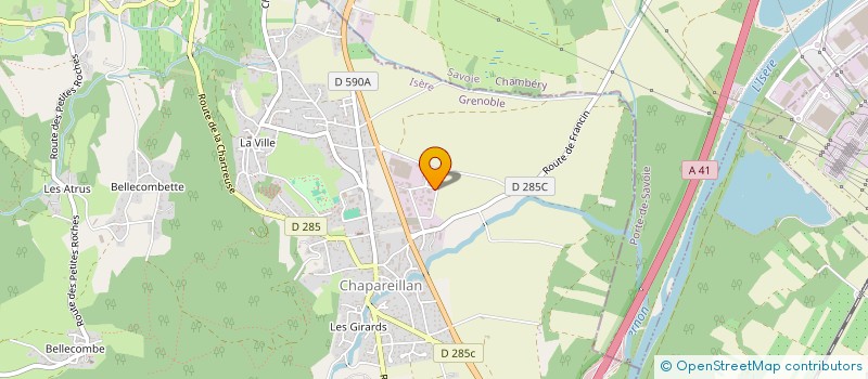 localisation de l'entreprise DDA  CHAPAREILLAN