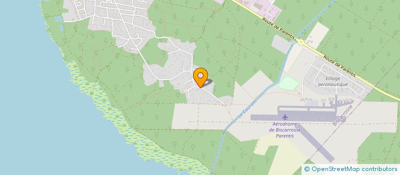 localisation de l'entreprise DDA  BISCARROSSE