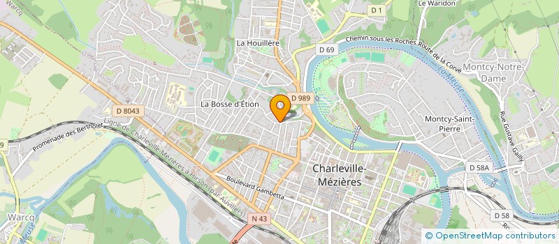 localisation de l'entreprise DDA à CHARLEVILLE-MEZIERES