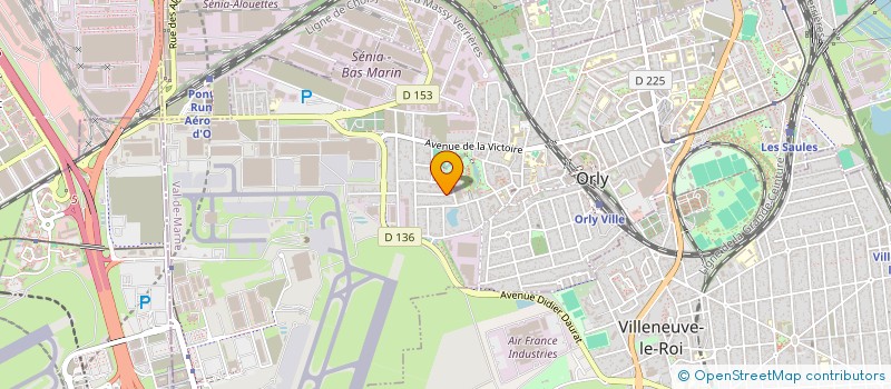 localisation de l'entreprise DDA  ORLY