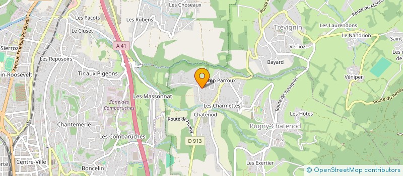 localisation de l'entreprise DDA CONSEILS  PUGNY-CHATENOD