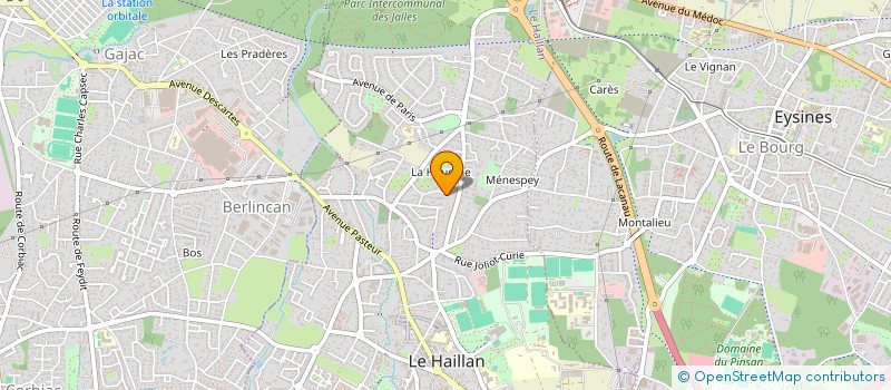 localisation de l'entreprise DDA RENOVATION  LE HAILLAN