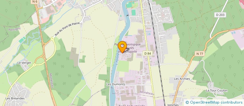 localisation de l'entreprise DDADY à MONETEAU