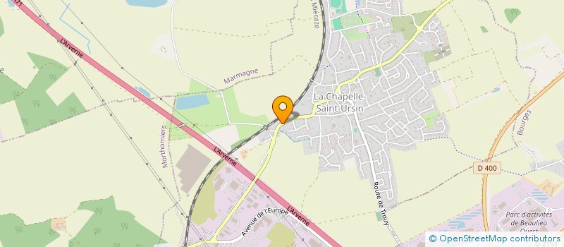 localisation de l'entreprise DDAP  LA CHAPELLE-SAINT-URSIN