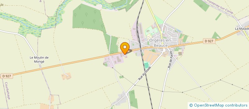 localisation de l'entreprise DDAY MILITARIA VEHICLES à ORGERES-EN-BEAUCE