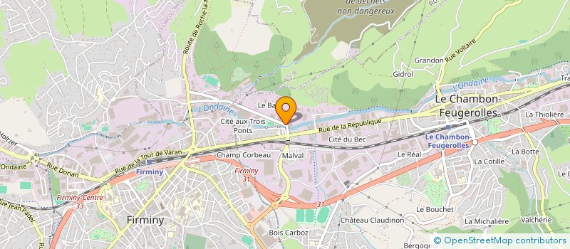 localisation de l'entreprise DDB à LE CHAMBON-FEUGEROLLES