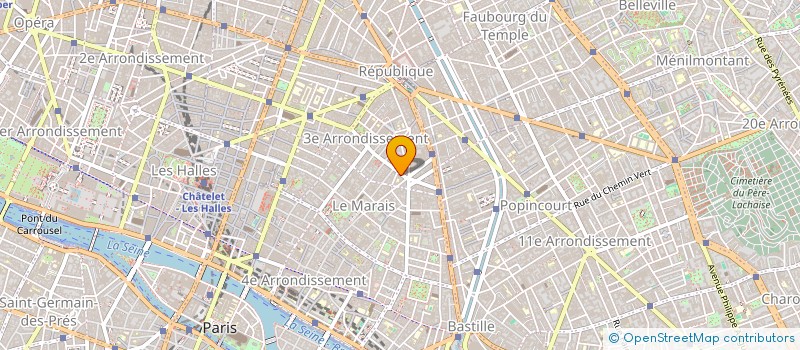 localisation de l'entreprise DDB à PARIS