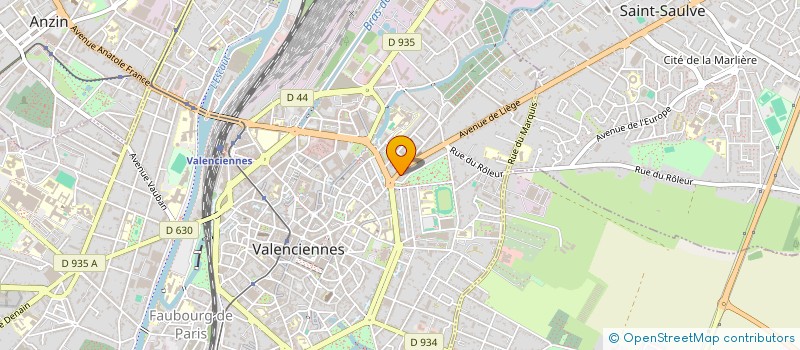 localisation de l'entreprise DDB  VALENCIENNES