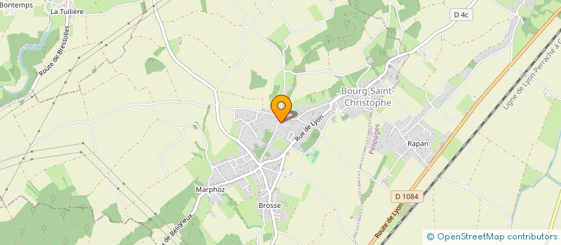 localisation de l'entreprise DDB ELEC à BOURG-SAINT-CHRISTOPHE