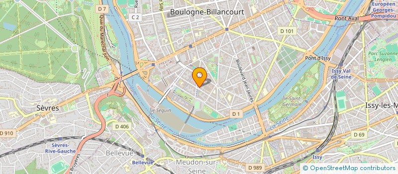 localisation de l'entreprise DDB HEALTH PARIS à BOULOGNE-BILLANCOURT
