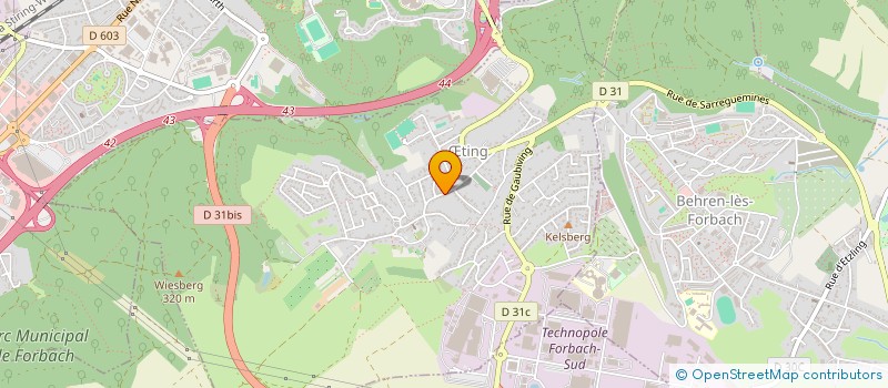 localisation de l'entreprise DDB SCI  TING