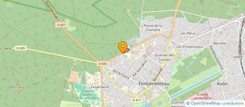 localisation de l'entreprise DDB VENTURE  FONTAINEBLEAU