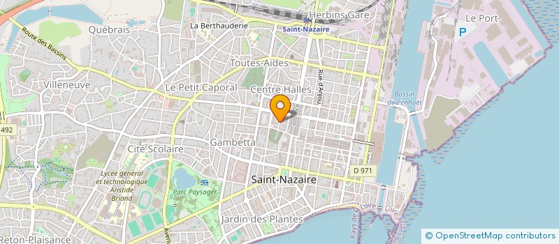 localisation de l'entreprise DDBAT à SAINT-NAZAIRE