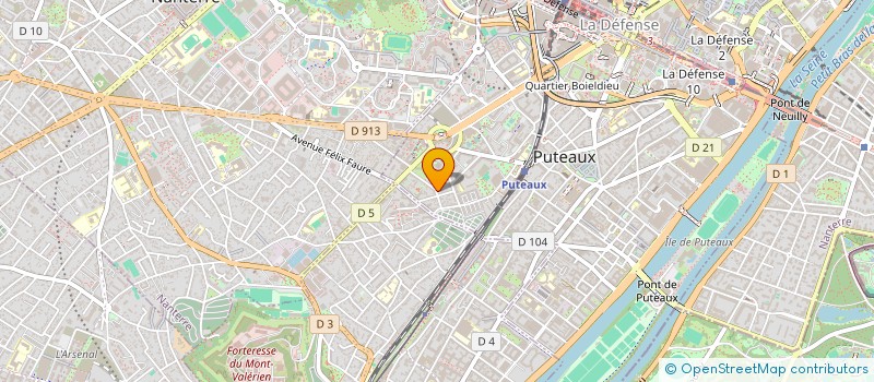 localisation de l'entreprise DDBC ET ASSOCIES à PUTEAUX