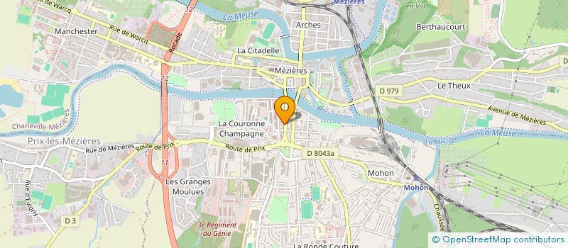 localisation de l'entreprise DDC à CHARLEVILLE MEZIERES