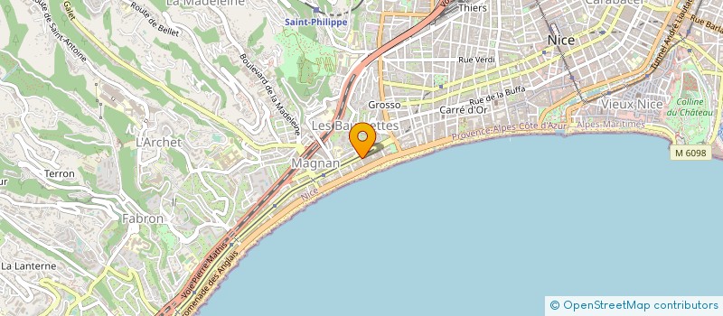 localisation de l'entreprise DDC à NICE