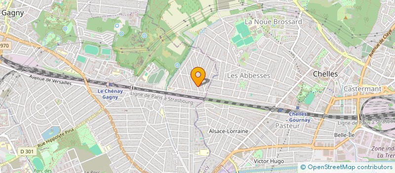 localisation de l'entreprise DDC à GAGNY