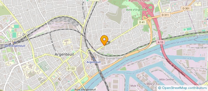 localisation de l'entreprise DDC CONSULTING  ARGENTEUIL