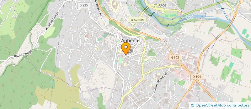 localisation de l'entreprise DDC INVEST à AUBENAS