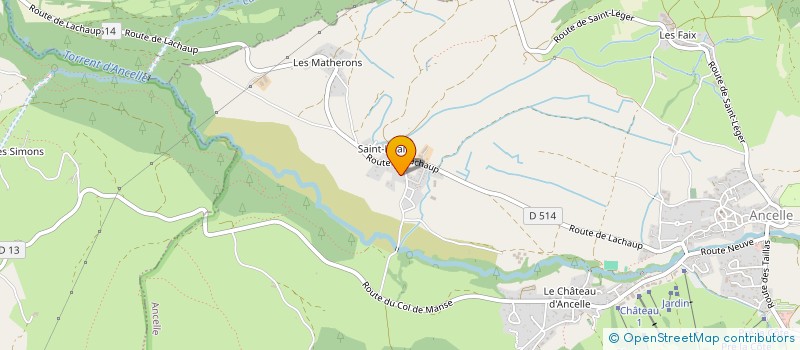 localisation de l'entreprise DDCA à ANCELLE