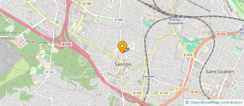 localisation de l'entreprise DDD PLS  SANNOIS