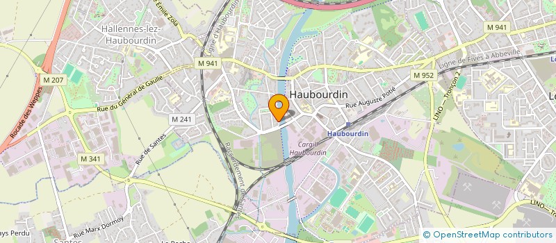 localisation de l'entreprise DDDAM  HAUBOURDIN