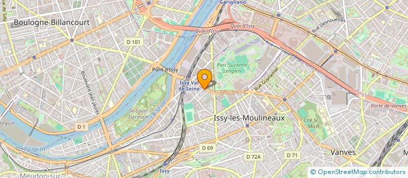 localisation de l'entreprise DDDARIUS à ISSY-LES-MOULINEAUX