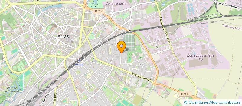localisation de l'entreprise DDE CONSULTING à ARRAS