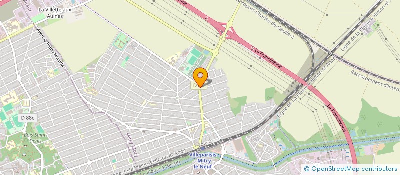 localisation de l'entreprise DDEE  MITRY-MORY