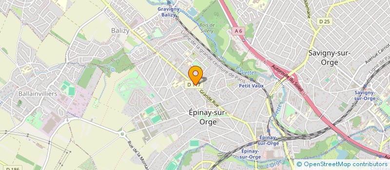 localisation de l'entreprise DDEP  EPINAY-SUR-ORGE