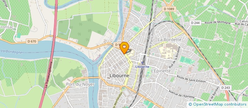 localisation de l'entreprise DDER  LIBOURNE