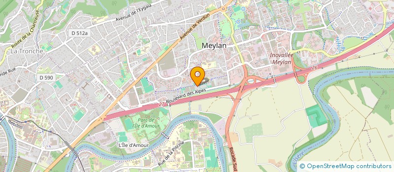 localisation de l'entreprise DDESIGN à MEYLAN