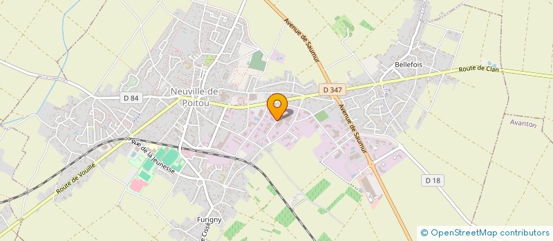 localisation de l'entreprise DDF  NEUVILLE-DE-POITOU