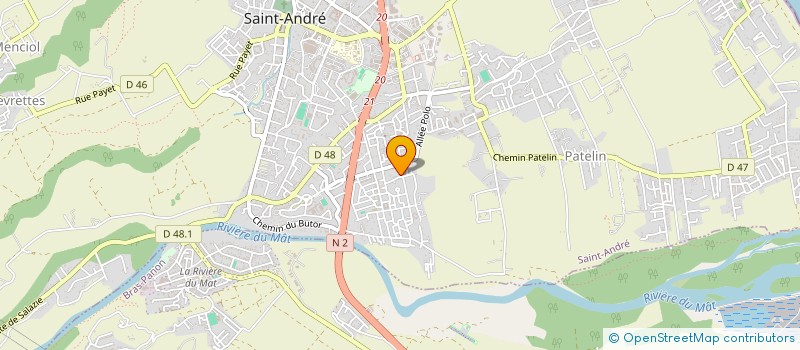 localisation de l'entreprise DDF CARRELEUR à SAINT-ANDRE