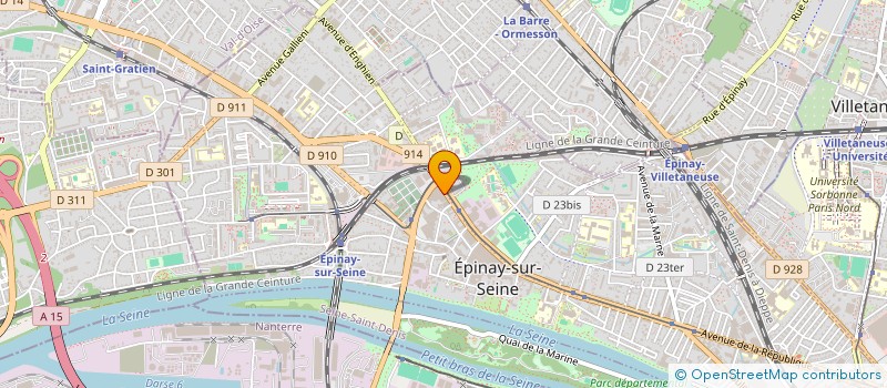 localisation de l'entreprise DDF DEVELOPPEMENT DISTRIBUTION FRANCE à EPINAY-SUR-SEINE
