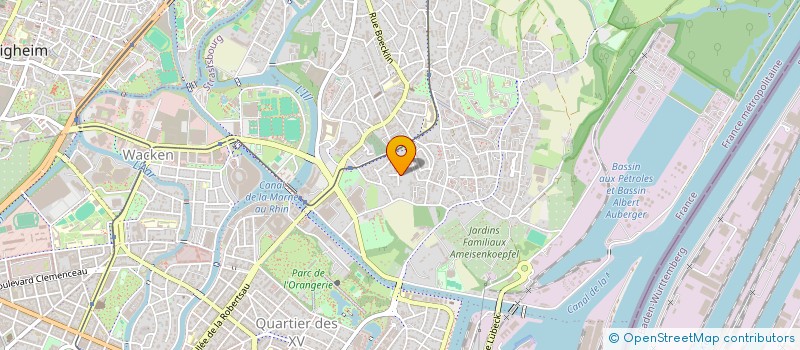 localisation de l'entreprise DDFH3  STRASBOURG