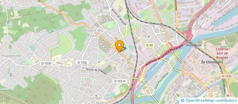 localisation de l'entreprise DDG  METZ