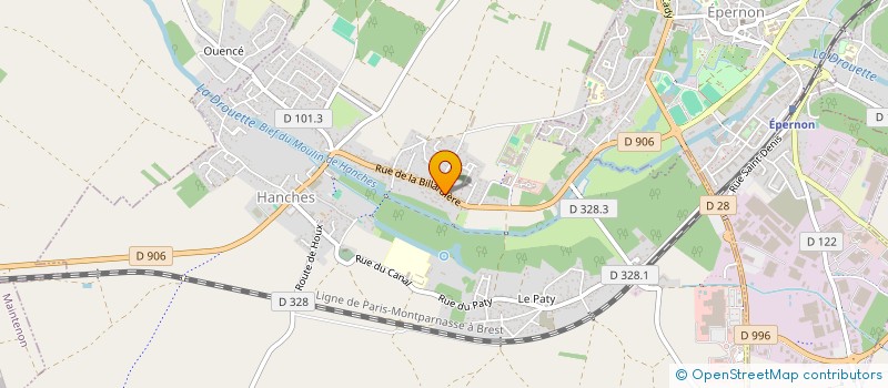 localisation de l'entreprise DDG CONSULTING à HANCHES