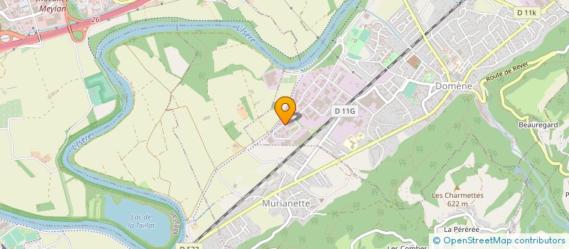 localisation de l'entreprise DDG L'ARC EN CIEL  DOMENE