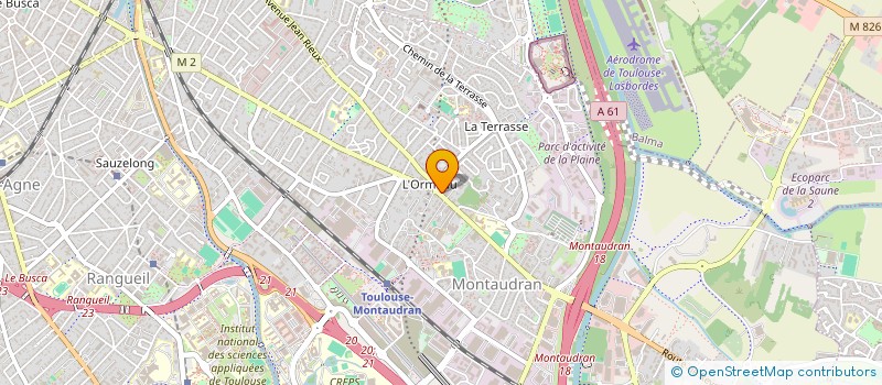 localisation de l'entreprise DDGB à TOULOUSE
