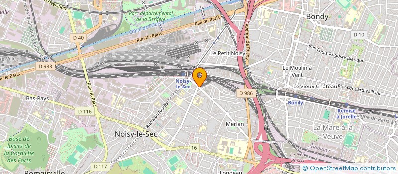localisation de l'entreprise DDGL à NOISY-LE-SEC
