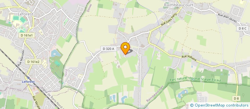 localisation de l'entreprise DDH  RAIMBEAUCOURT